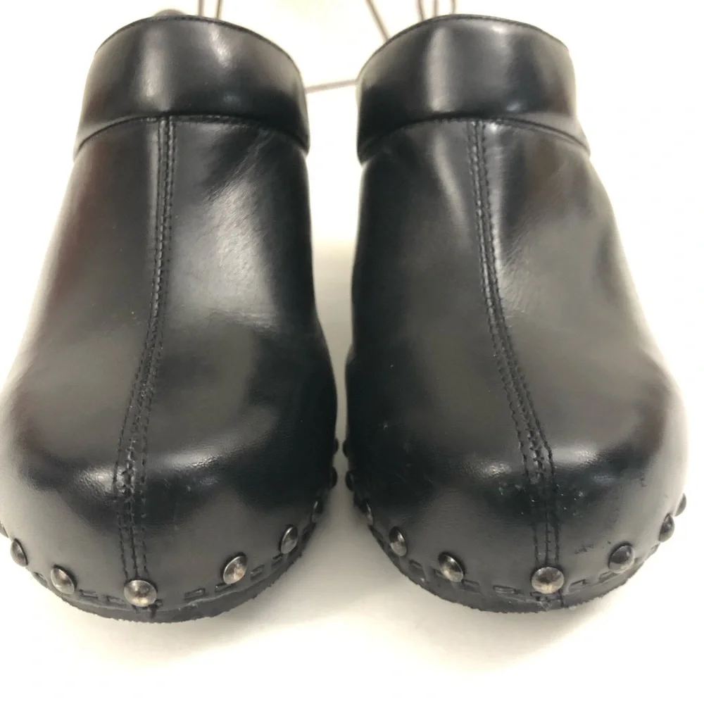 DANSKO Sz 40 Leather Heel Clog Mules - Picture 4 of 14